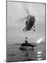 Westland Whirlwind Helicopter Making a Rescue, 1973-Michael Walters-Mounted Photographic Print