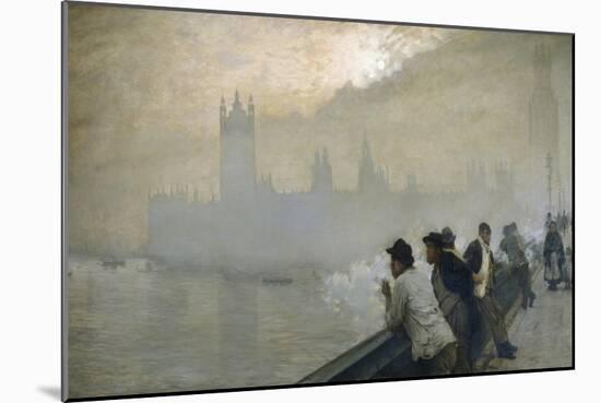 Westminster, 1878-Giuseppe De Nittis-Mounted Giclee Print