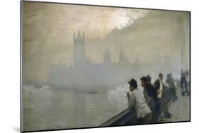 Westminster, 1878-Giuseppe De Nittis-Mounted Giclee Print