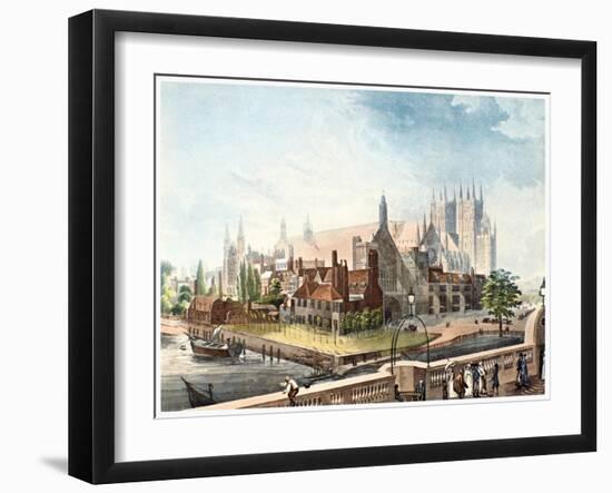 Westminster Abbey, 1819-Rudolph Ackermann-Framed Giclee Print