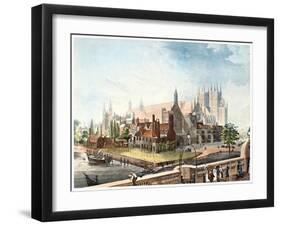 Westminster Abbey, 1819-Rudolph Ackermann-Framed Giclee Print