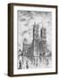 'Westminster Abbey', 1890-Hume Nisbet-Framed Giclee Print