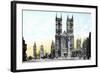 Westminster Abbey and Big Ben, London, 20th Century-null-Framed Giclee Print