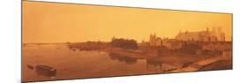 Westminster Abbey and Hall and Old Houses of Parliament-Peter De Wint-Mounted Giclee Print