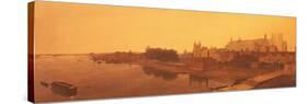 Westminster Abbey and Hall and Old Houses of Parliament-Peter De Wint-Stretched Canvas