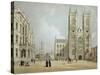 Westminster Abbey and Hospital, from 'London as it Is', Engraved and Published by the Artist, 1842-Thomas Shotter Boys-Stretched Canvas
