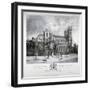 Westminster Abbey and St Margaret's Church, London, 1830-Dean and Munday-Framed Giclee Print