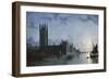 Westminster Abbey and the Houses of Parliament-Henry Pether-Framed Giclee Print