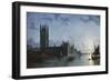 Westminster Abbey and the Houses of Parliament-Henry Pether-Framed Giclee Print