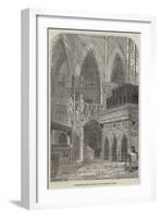 Westminster Abbey, Edward the Confessor's Chapel-John Wykeham Archer-Framed Giclee Print