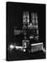 Westminster Abbey Floodlit-null-Stretched Canvas