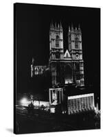 Westminster Abbey Floodlit-null-Stretched Canvas