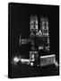 Westminster Abbey Floodlit-null-Framed Stretched Canvas