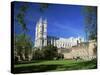 Westminster Abbey, from Dean's Yard, London, England-Alan Copson-Stretched Canvas