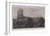Westminster Abbey, from the Dean's Garden-null-Framed Giclee Print