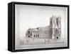 Westminster Abbey from the North-West, London, 1805-Charles Middleton-Framed Stretched Canvas