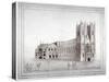 Westminster Abbey from the North-West, London, 1805-Charles Middleton-Stretched Canvas