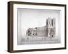 Westminster Abbey from the North-West, London, 1805-Charles Middleton-Framed Giclee Print