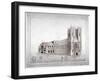 Westminster Abbey from the North-West, London, 1805-Charles Middleton-Framed Giclee Print