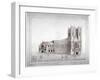 Westminster Abbey from the North-West, London, 1805-Charles Middleton-Framed Giclee Print