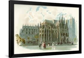 Westminster Abbey in the 19th Century-Charles Wilkinson-Framed Giclee Print