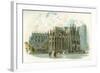 Westminster Abbey in the 19th Century-Charles Wilkinson-Framed Giclee Print