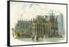 Westminster Abbey in the 19th Century-Charles Wilkinson-Framed Stretched Canvas