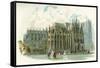 Westminster Abbey in the 19th Century-Charles Wilkinson-Framed Stretched Canvas