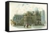 Westminster Abbey in the 19th Century-Charles Wilkinson-Framed Stretched Canvas
