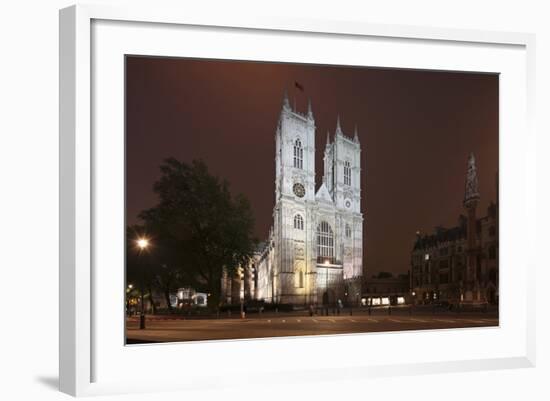 Westminster Abbey in the City of Westminster, London, England-David Bank-Framed Photographic Print