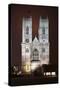 Westminster Abbey in the City of Westminster, London, England-David Bank-Stretched Canvas