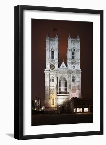 Westminster Abbey in the City of Westminster, London, England-David Bank-Framed Photographic Print