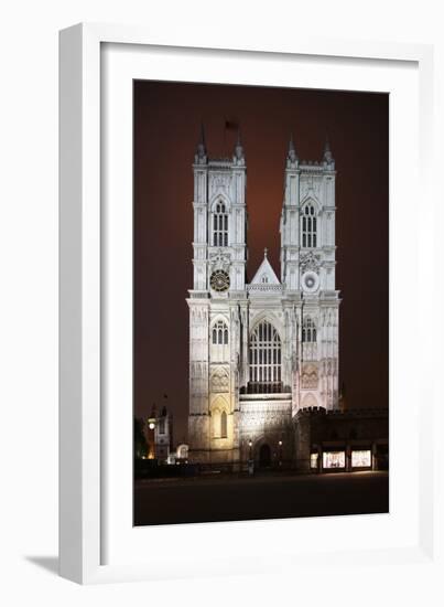 Westminster Abbey in the City of Westminster, London, England-David Bank-Framed Photographic Print