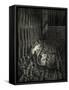 Westminster Abbey in Victorian London-Gustave Dore-Framed Stretched Canvas