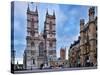 Westminster Abbey (Left) and Broad Sanctuary Building (Right), Westminster, London-Felipe Rodriguez-Stretched Canvas