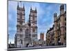 Westminster Abbey (Left) and Broad Sanctuary Building (Right), Westminster, London-Felipe Rodriguez-Mounted Photographic Print