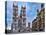 Westminster Abbey (Left) and Broad Sanctuary Building (Right), Westminster, London-Felipe Rodriguez-Stretched Canvas