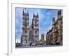 Westminster Abbey (Left) and Broad Sanctuary Building (Right), Westminster, London-Felipe Rodriguez-Framed Photographic Print