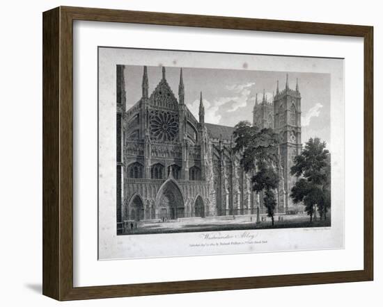 Westminster Abbey, London, 1804-Samuel Rawle-Framed Giclee Print