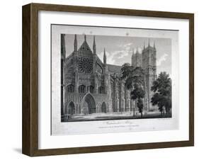 Westminster Abbey, London, 1804-Samuel Rawle-Framed Giclee Print