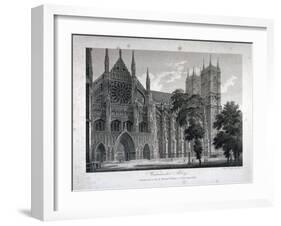 Westminster Abbey, London, 1804-Samuel Rawle-Framed Giclee Print