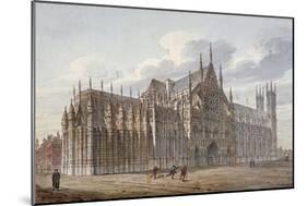 Westminster Abbey, London, 1816-John Coney-Mounted Giclee Print