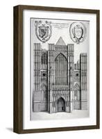 Westminster Abbey, London, C1650-Wenceslaus Hollar-Framed Giclee Print