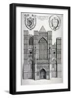 Westminster Abbey, London, C1650-Wenceslaus Hollar-Framed Giclee Print