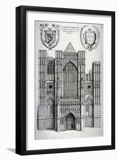 Westminster Abbey, London, C1650-Wenceslaus Hollar-Framed Giclee Print