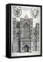 Westminster Abbey, London, C1650-Wenceslaus Hollar-Framed Stretched Canvas