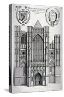 Westminster Abbey, London, C1650-Wenceslaus Hollar-Stretched Canvas