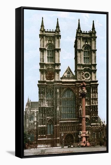 Westminster Abbey, London, Early 20th Century-J Beagles & Co-Framed Stretched Canvas