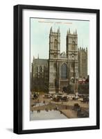 Westminster Abbey, London, England-null-Framed Art Print