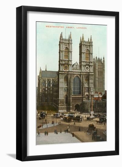 Westminster Abbey, London, England-null-Framed Art Print